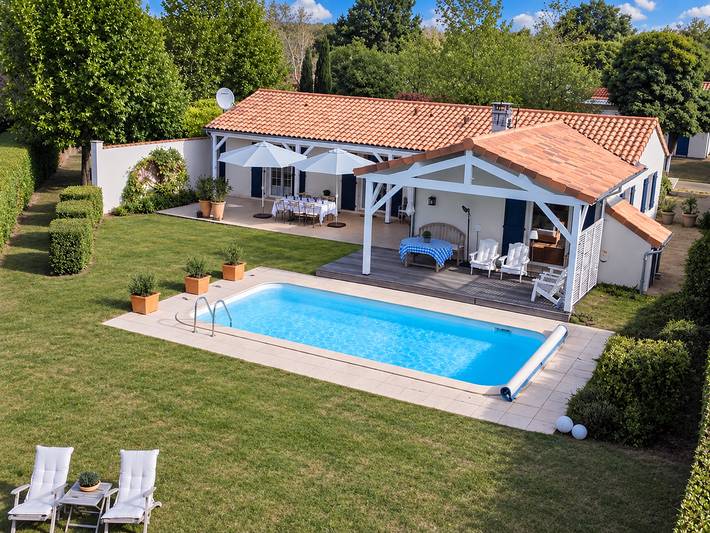 Maison de vacances pour 6 personnes, avec Jardin à Vasles