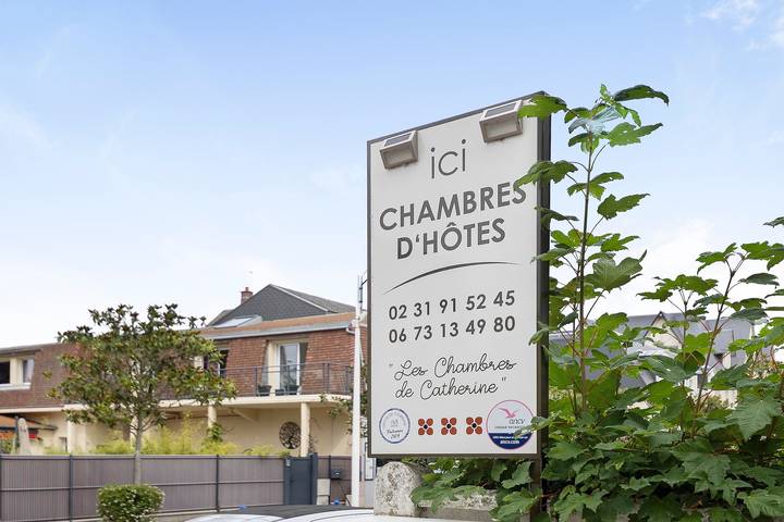 Chambre d’hôtes « Chambre 3 » avec terrasse partagée, jardin partagé et Wi-Fi in Merville-Franceville-Plage, Région de Caen