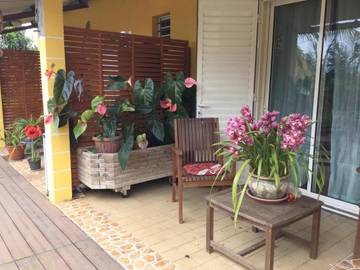 Maison d’hôte pour 3 personnes, avec jardin et balcon sur l' Île de la Réunion