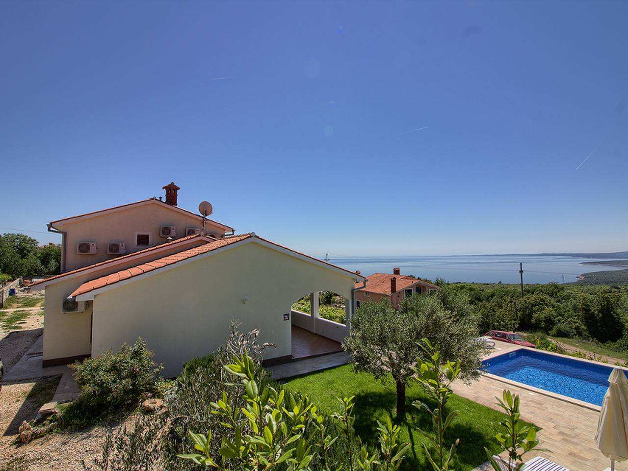 Villa Marevista in Raša, Ostküste Istrien