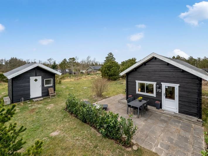 Feriehus for 6 personer, med Terrasse i Danmark