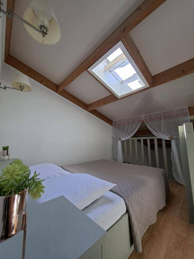 Appartement de vacances pour 4 personnes, avec jardin