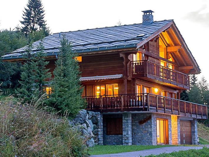 Maison de vacances pour 10 personnes, avec balcon ainsi que sauna et jardin en Suisse