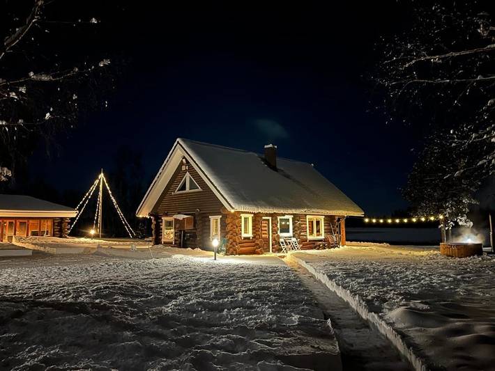 Vakantiewoning voor 10 personen, with tuin and sauna as well as whirlpool in Estland