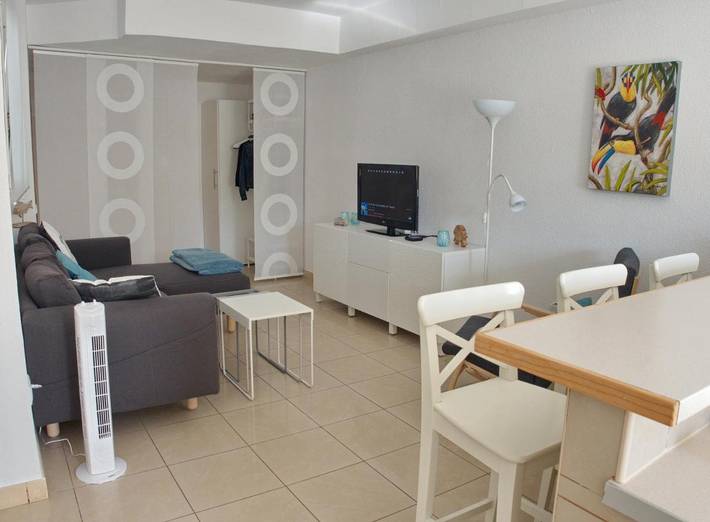 Ferienwohnung für 4 Personen, mit Balkon und Terrasse sowie Ausblick