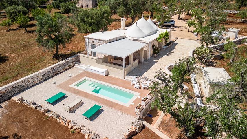 Trullo für 5 Personen, mit Terrasse und Pool - 1