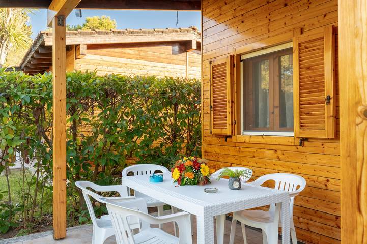 Bungalow per 5 persone, con giardino in 