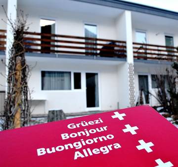 Gîte pour 4 personnes, avec balcon et jardin, adapté aux familles à Davos