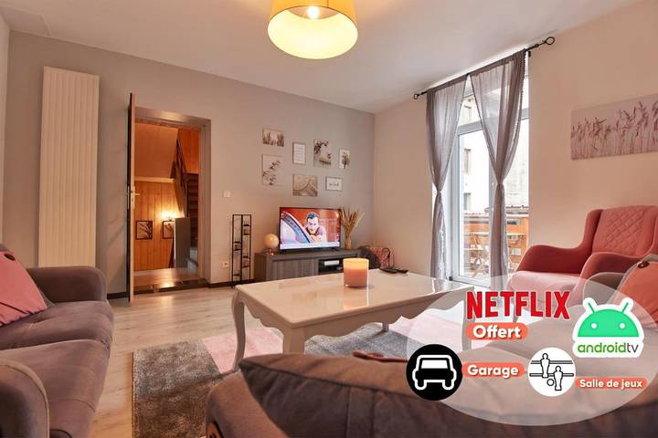 Appartement de vacances pour 8 personnes, avec Balcon