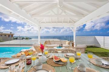 Villa pour 6 personnes, avec piscine ainsi que jardin et terrasse en Martinique