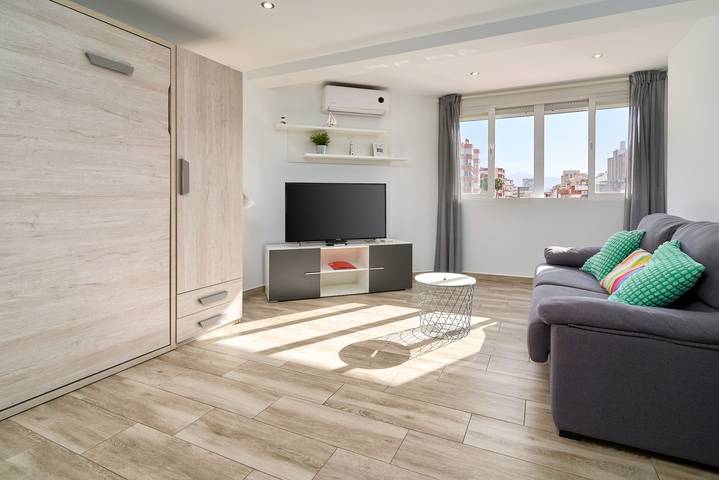 Studio für 4 Personen, mit Kinderpool und Garten in Torre del Mar - 2