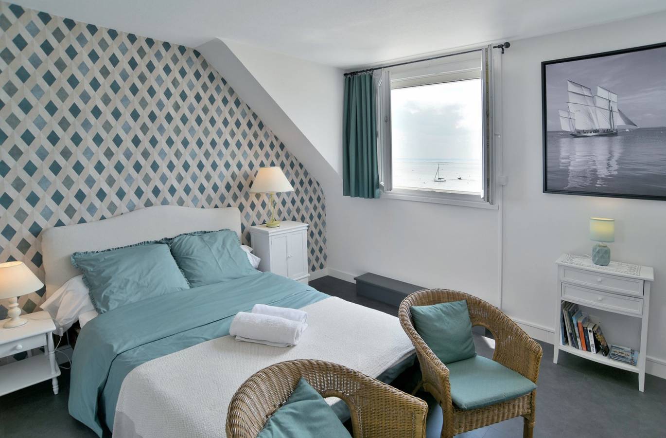 Appartement entier, Studio avec vue panoramique sur baie Mont-Saint-Michel in Cancale, Baie du Mont-Saint-Michel