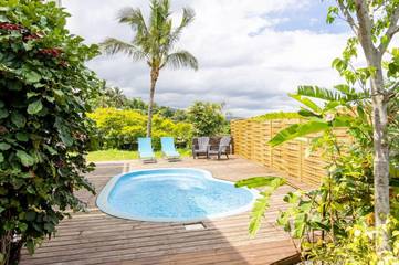 Maison d’hôte pour 4 personnes, avec jardin ainsi que piscine et terrasse à La Possession