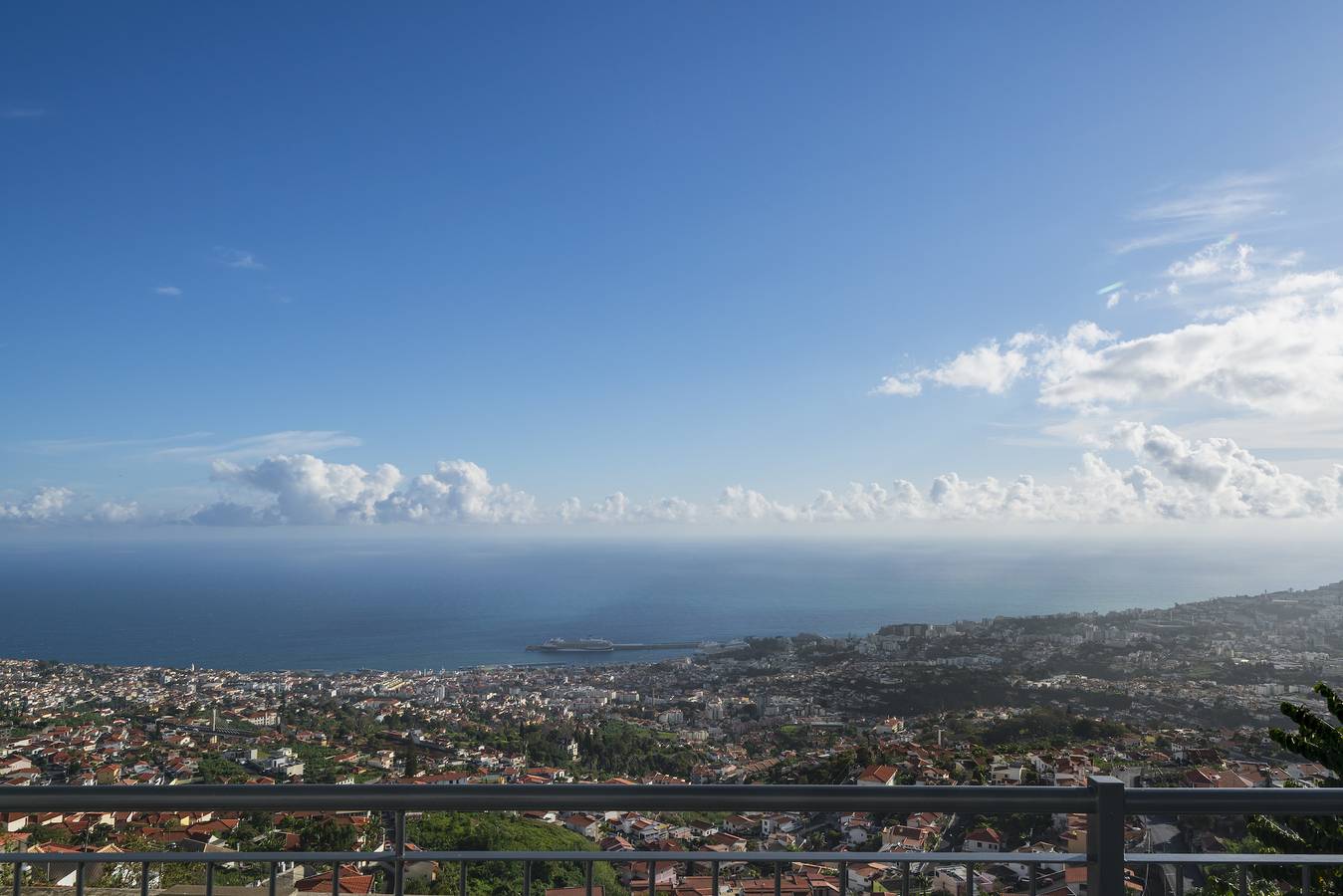 A balcony over Funchal and sea | Monte White House in Monte (Madeira), Madeira