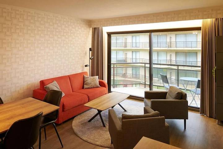 Vakantieappartement voor 6 personen, met terras en uitzicht in De Panne