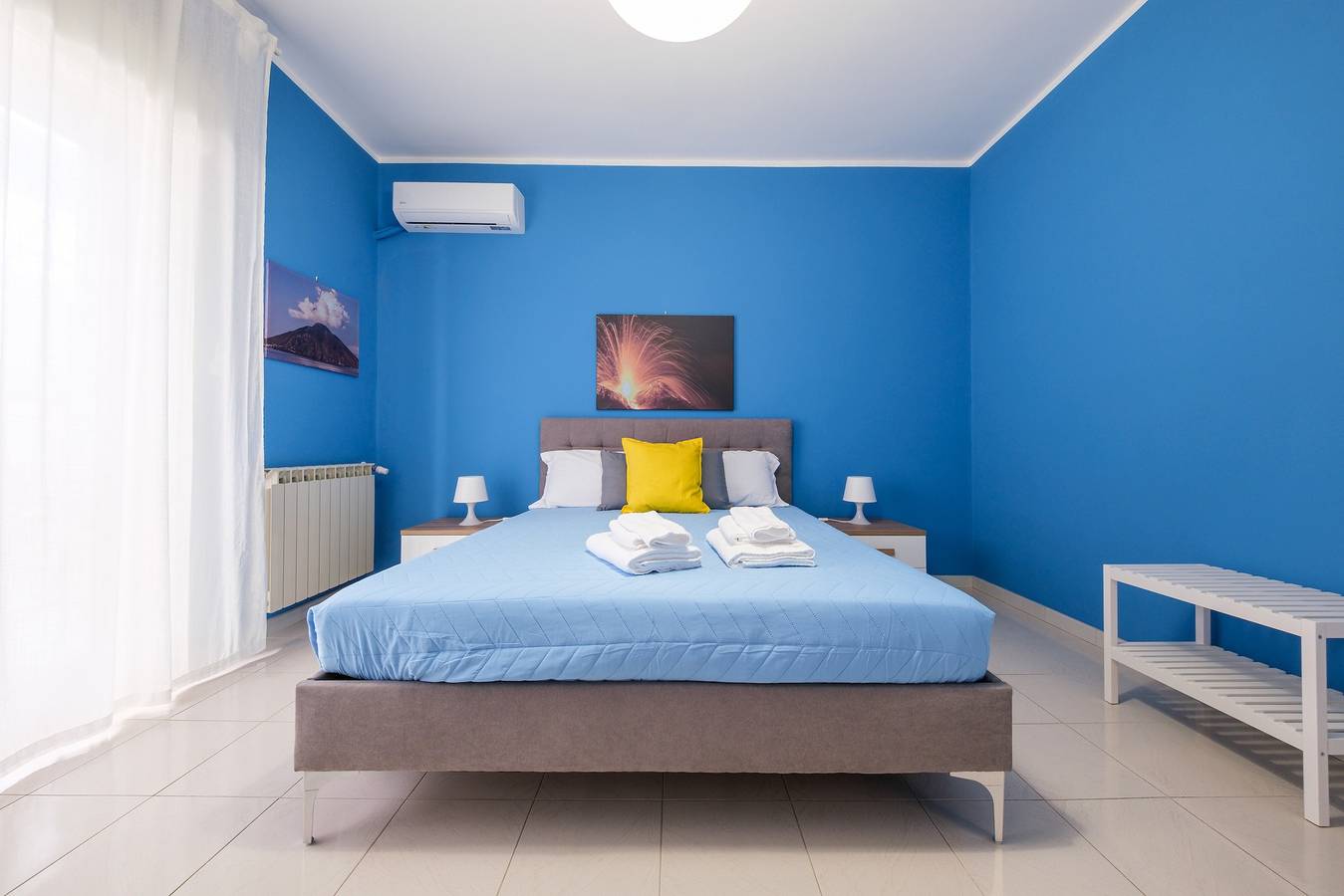 Kamer 'Stromboli' met Uitzicht op Zee, Wi-Fi en Airconditioning in Pace del Mela, Provincie Messina