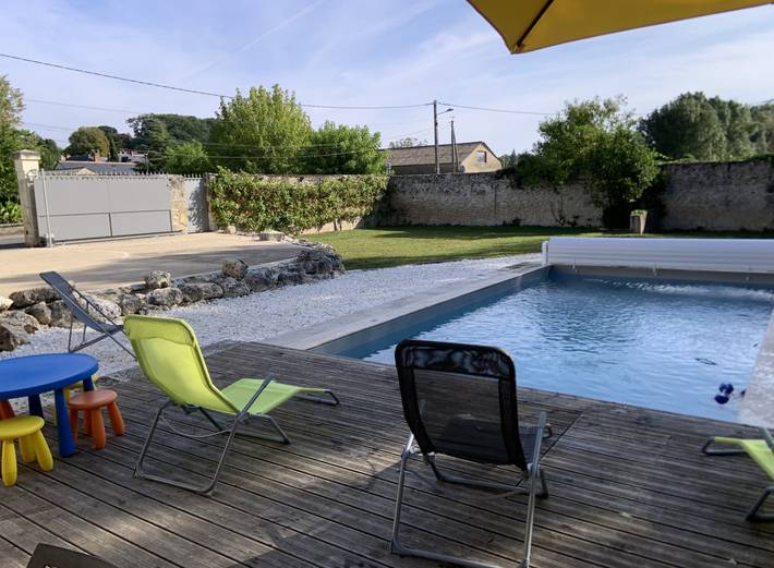 Gîte pour 15 personnes, avec terrasse ainsi que piscine et jardin en Indre-et-Loire - 4