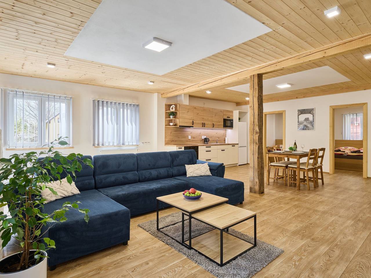 Cały apartament, U Dzina in Desná, Kraj liberecki