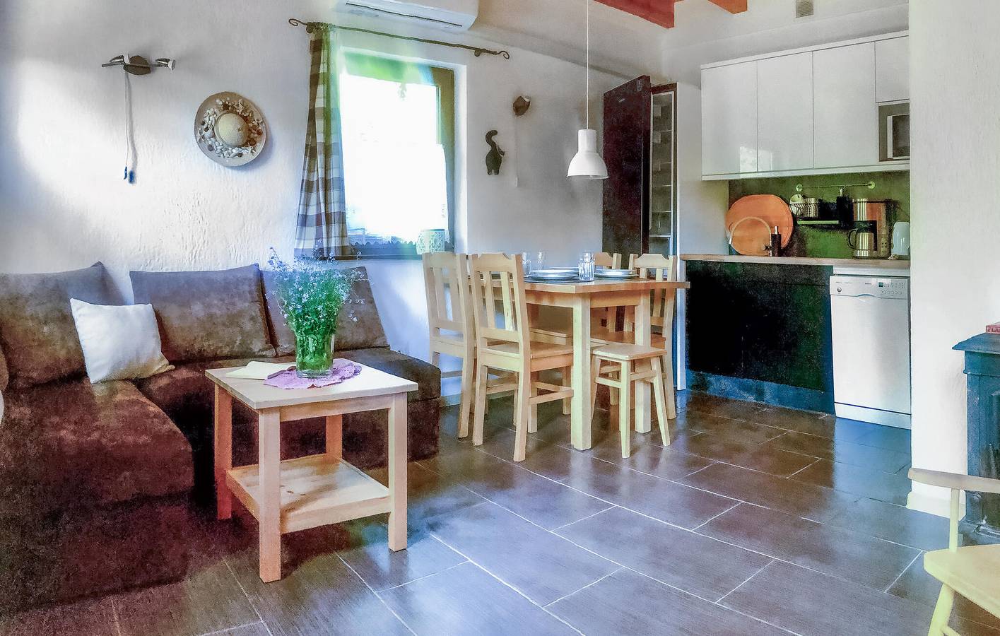 Ganze Ferienwohnung, Ferienwohnung für 4 Personen mit Terrasse in Bobolin, Powiat Sławieński