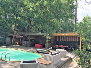 Chalet pour 14 personnes, avec jardin au Cap Ferret