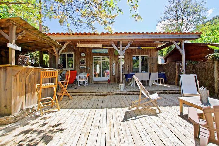 Deuxième ligne : jolie cabane dans les 44 Hectares in Lège-Cap-Ferret, Région d'Arcachon