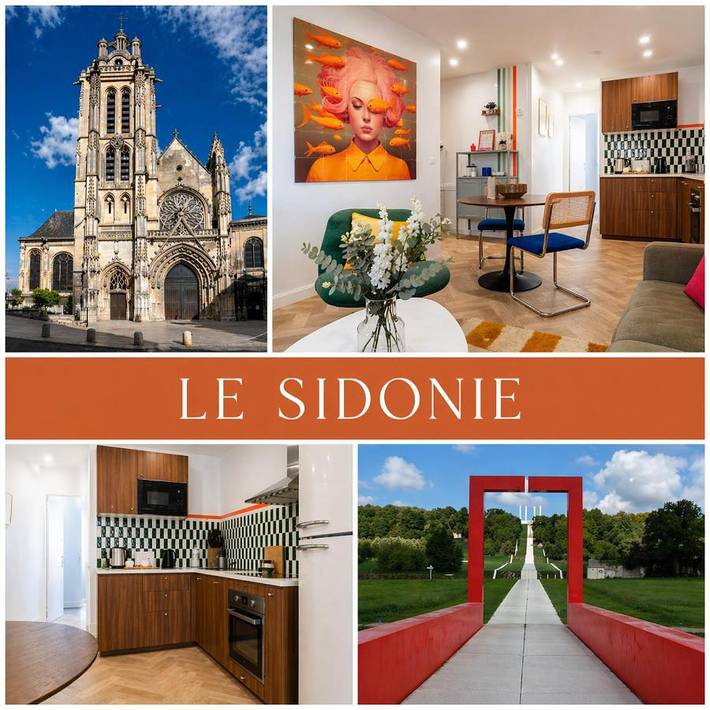 Gîte pour 4 personnes, avec vue à Cergy