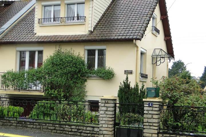 Maison de vacances pour 6 personnes, avec jardin et vue à Grandcamp-Maisy