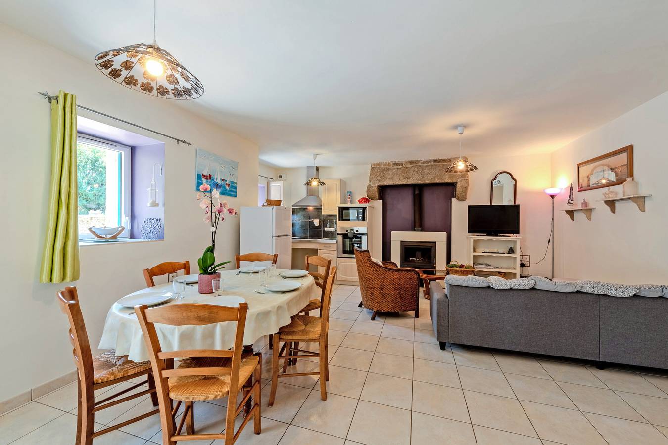 Maison de vacances 'Gîte De Pen Douar' avec terrasse privée, jardin privé et Wi-Fi in Cléder, Ceinture Dorée