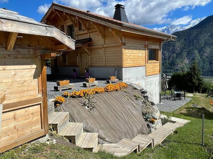Appartement de vacances pour 4 personnes, avec jardin et vue