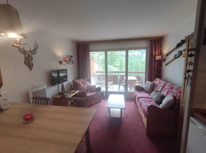 Appartement de vacances entier, 2 Pieces Renove Chaleureux in Isola 2000, Isola
