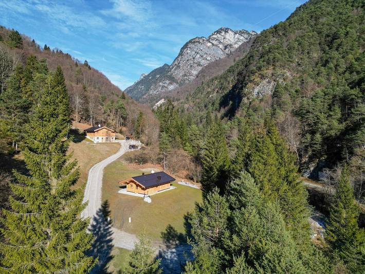 Ferienhaus für 3 Personen, mit Garten