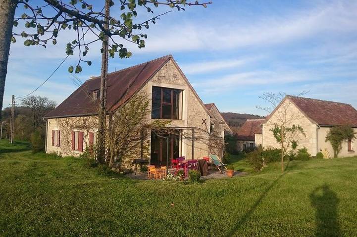 Location de vacances pour 14 personnes, avec jardin et terrasse à Le Grand-Pressigny