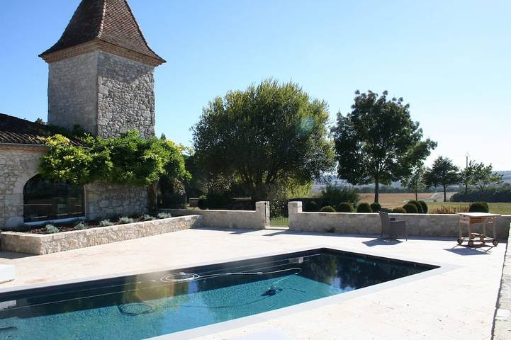 Location de vacances pour 10 personnes, avec Balcon et Jardin à La Romieu
