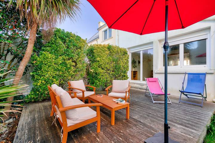Maison de vacances pour 10 personnes, avec vue ainsi que terrasse et jardin - 1
