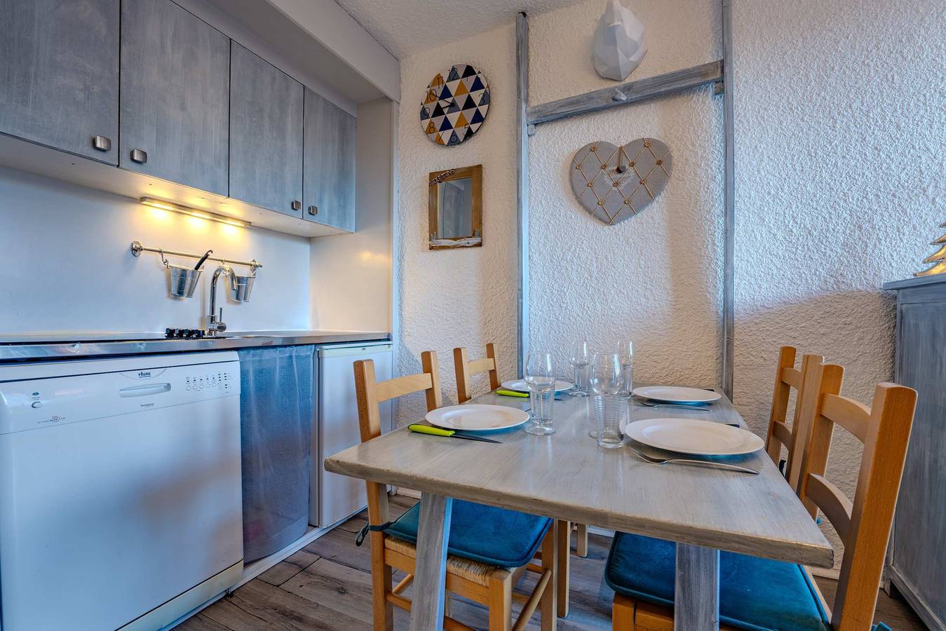 Ganze Wohnung, Ferienwohnung für 4 Personen mit Balkon/Terrasse in Val Thorens, Les Trois Vallées