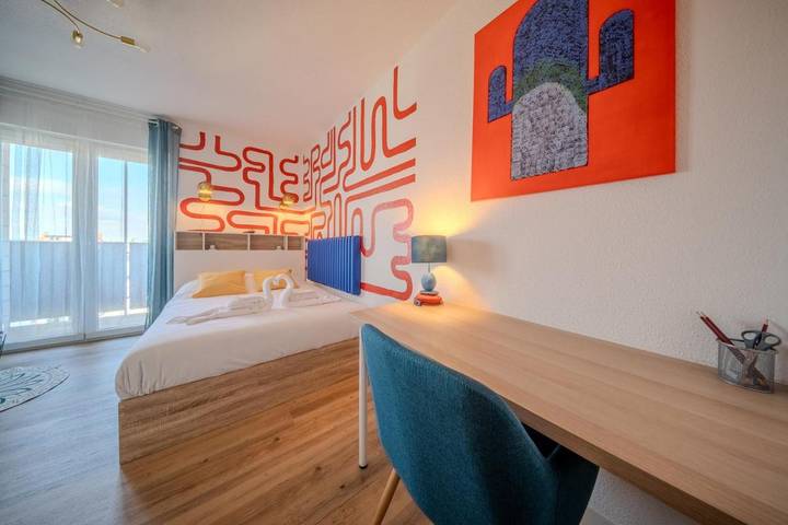 Appartement de vacances pour 2 personnes, avec vue et balcon