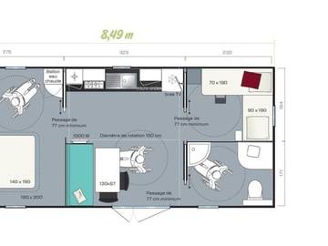 Caravan for 4 People in Gatteville-le-Phare, Manche, Photo 4