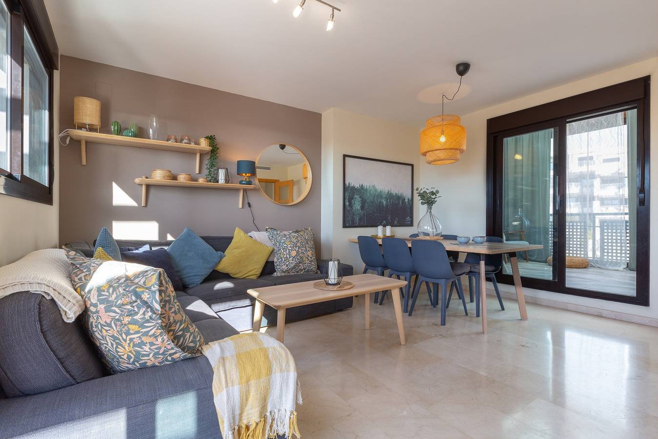 Hel leilighet, Ferieleilighet for 4 personer med hage in La Cala de Mijas, Mijas