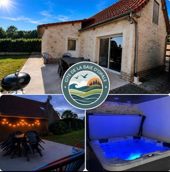 Maison de vacances pour 6 personnes, avec Jacuzzi et Terrasse ainsi que Jardin et Vue