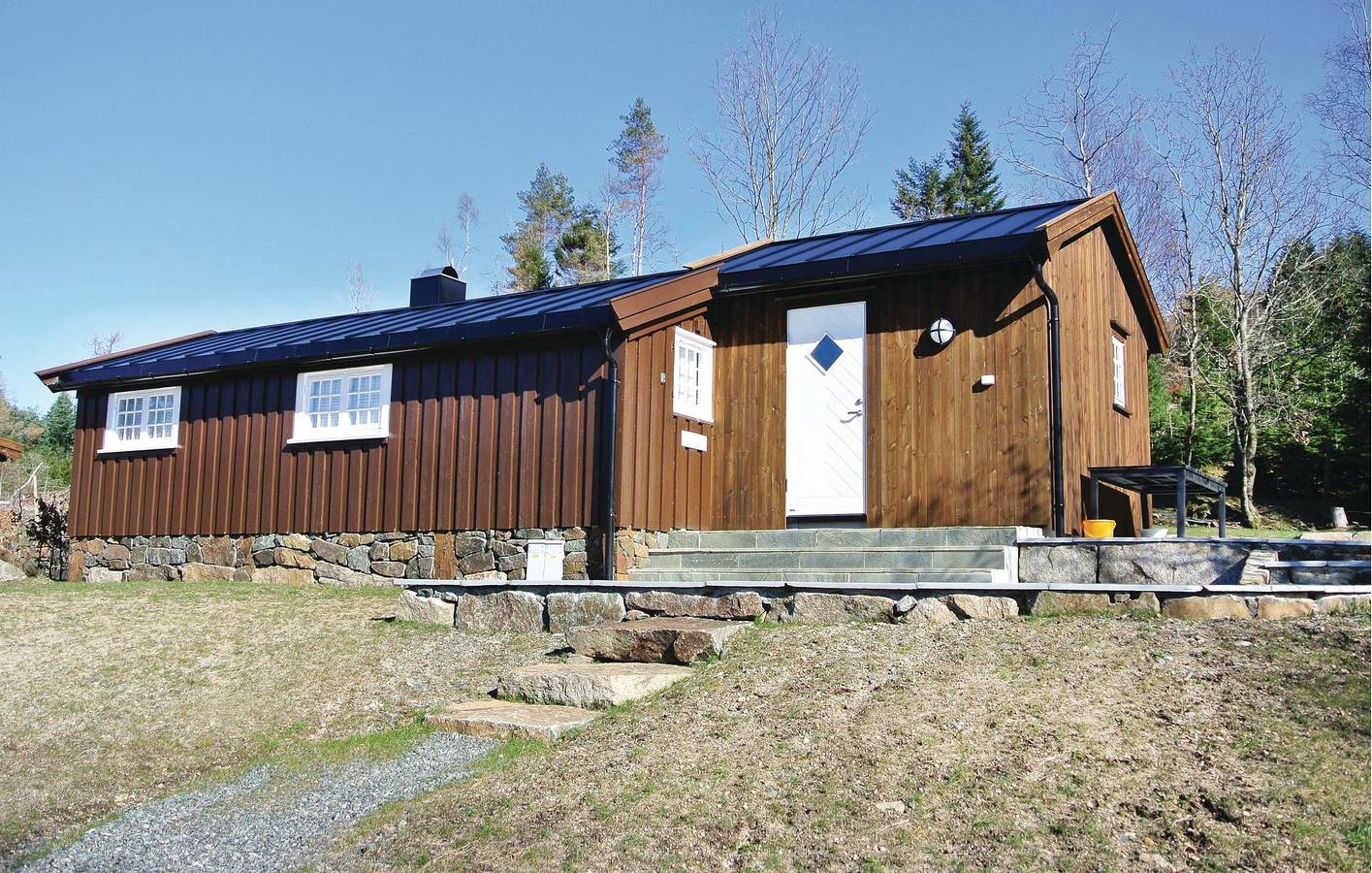 Ferienhaus für 6 Personen mit Garten in Farsund