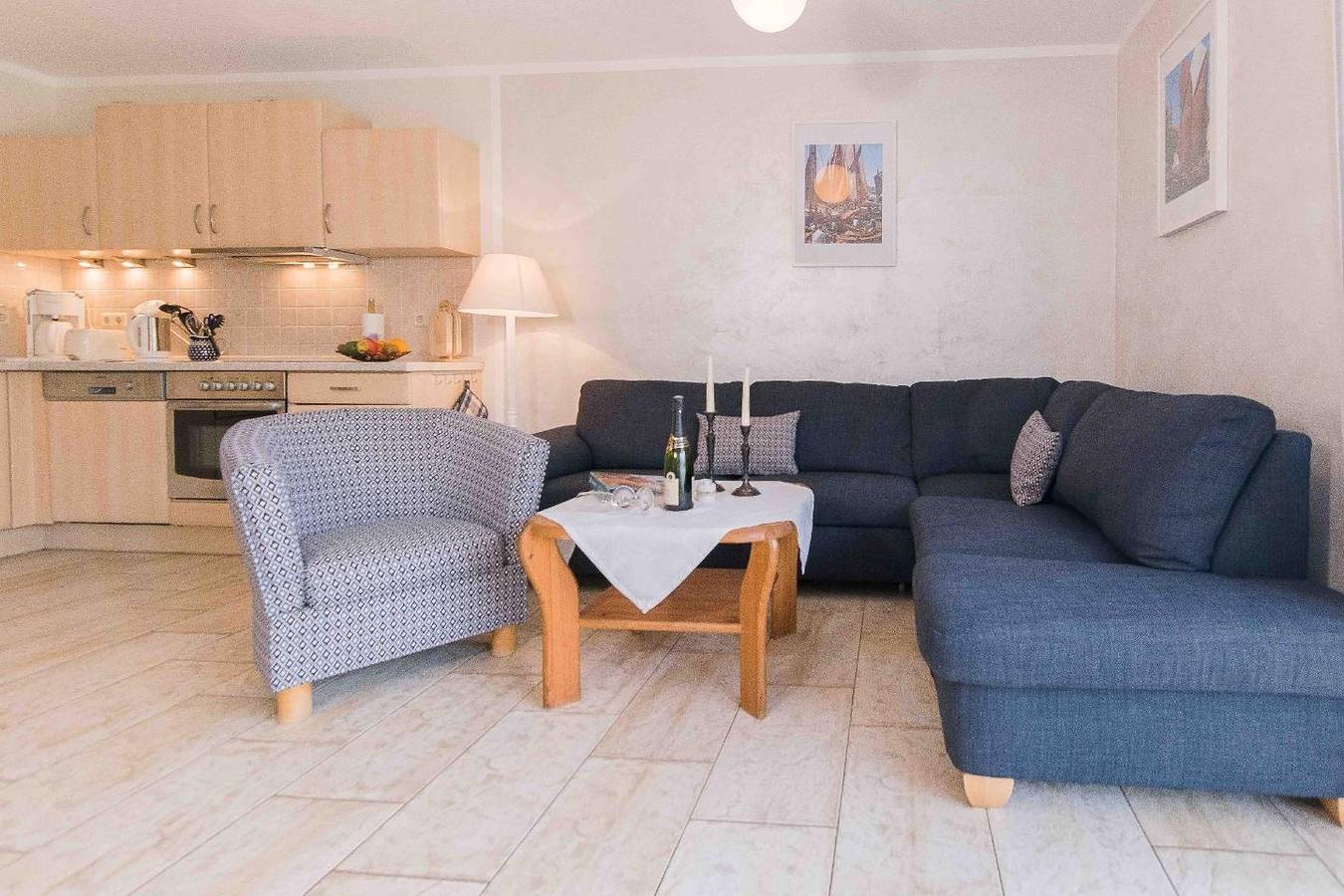 Ganze Wohnung, Erdgeschoss-Wohnung Lf 6.1 im Haus Windflüchter im Ostseebad Wustrow in Ostseebad Wustrow, Wustrow