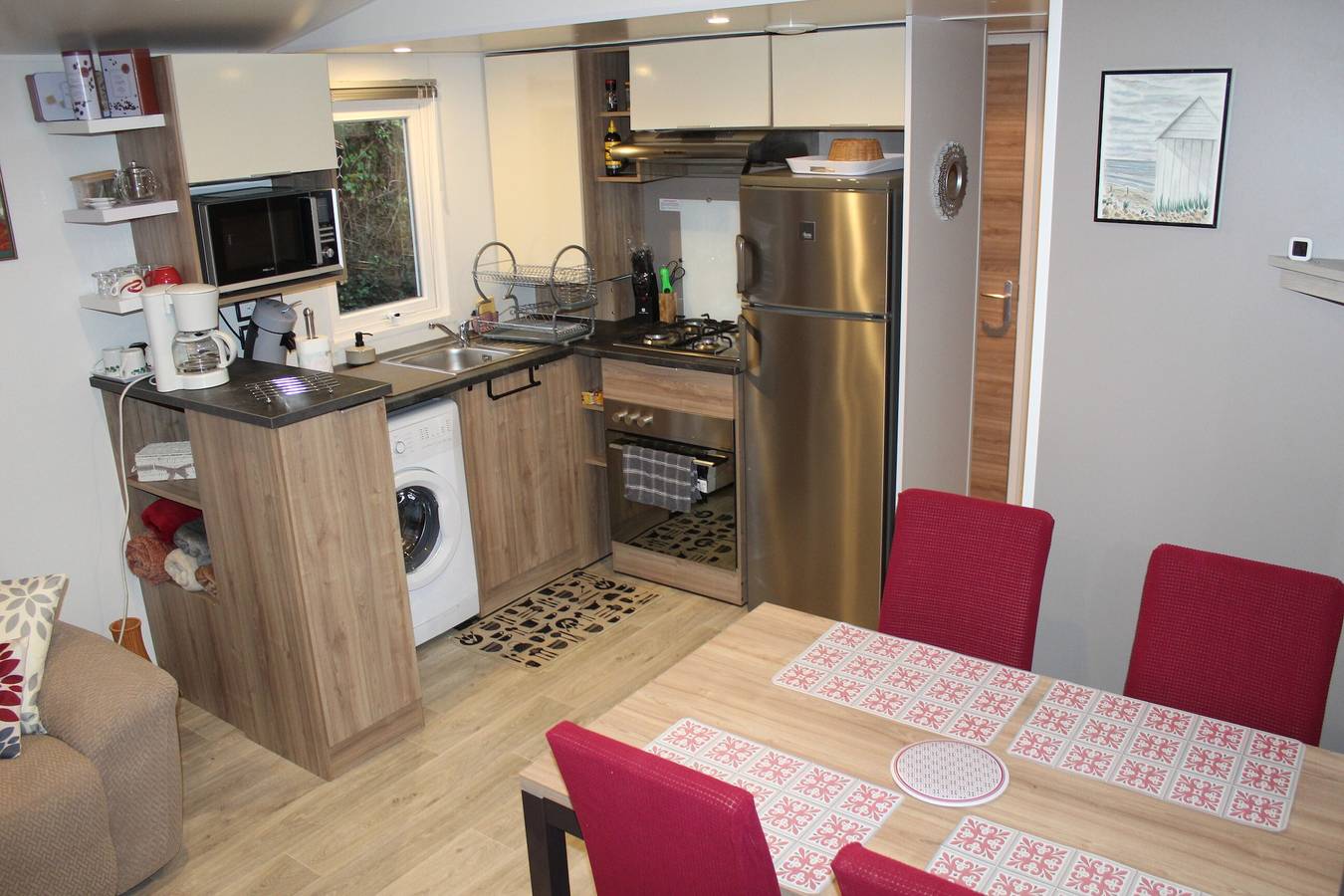 Mobil-home « Lurielle » con piscina compartida, terraza común y jardín privado in Blonville-sur-Mer, Region de Lisieux