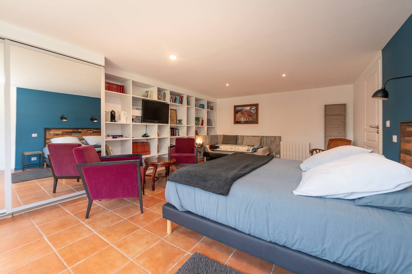 Gästezimmer Voyage mit Gemeinschaftsterrasse, Garten und Wlan in Baden, Côte des Mégalithes