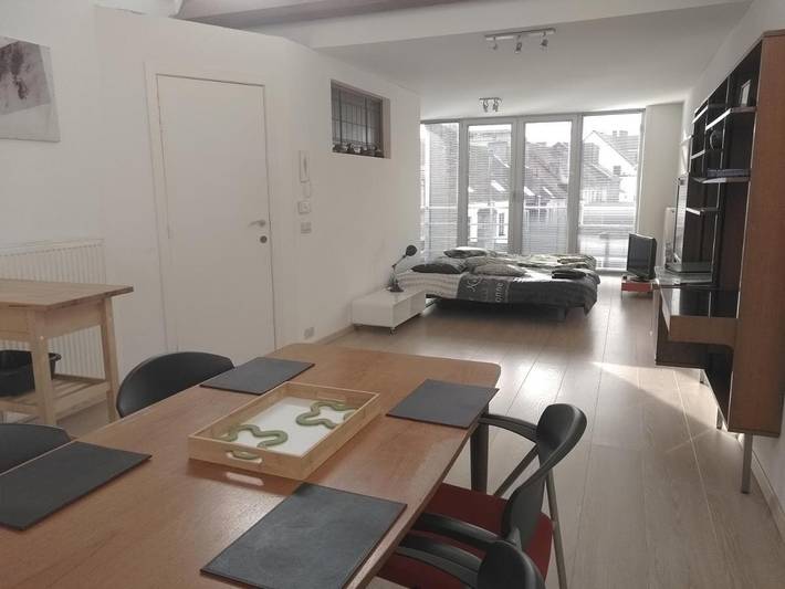 Ferienwohnung für 2 Personen, mit Balkon und Terrasse sowie Ausblick in Oostende