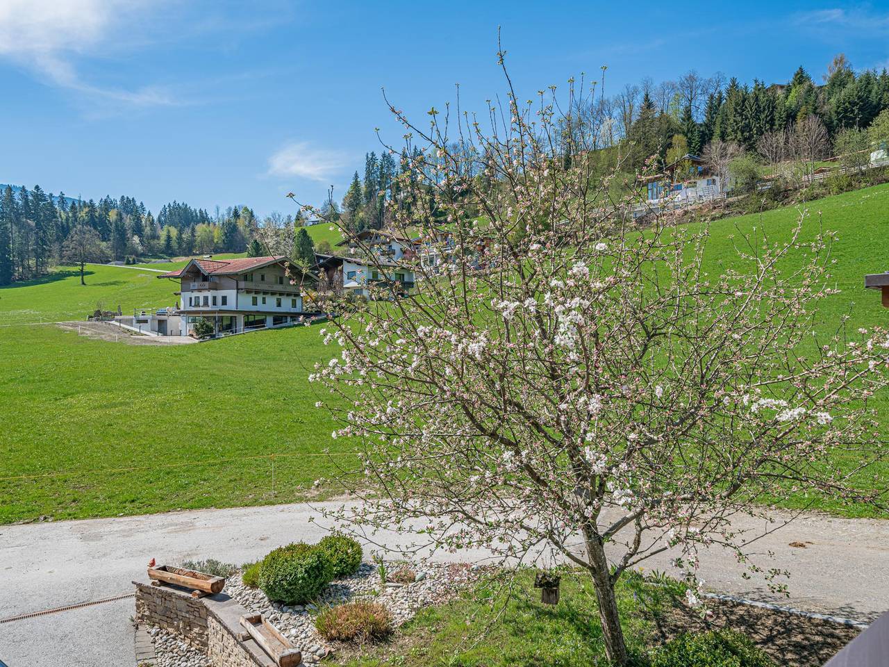 Ganze Wohnung, Wohnung auf einem Bauernhof mit Bergblick in Hopfgarten im Brixental, Kaisergebirge