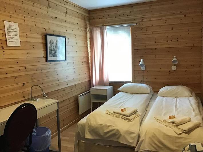 Camping for 2 personer, med Terrasse og Hage i tillegg til Sauna i Finnmark