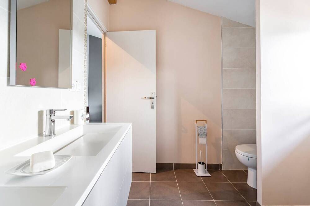 Grande chambre privée avec salle de bain et Wc in Labarthe-sur-Lèze, Toulouse et ses environs