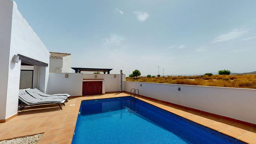 Villa für 8 Personen, mit Terrasse und Garten sowie Ausblick, kinderfreundlich in Murcia - 2