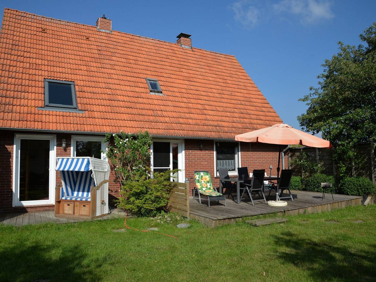 Ferienhaus Deichstern, Fewo Vermittlung Nordsee - Ferienhaus Deichstern in Butjadingen, Nordseeküste