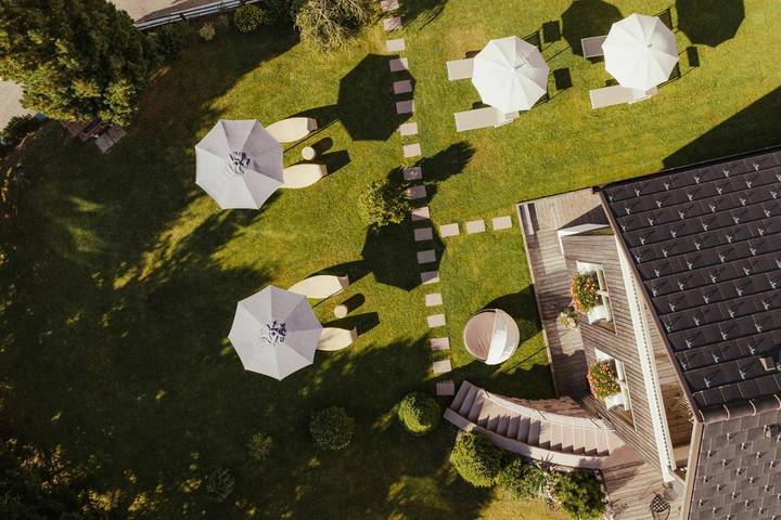 Appartamento per 4 persone, con Balcone e Terrazza nonché Giardino e Sauna a San Cassiano